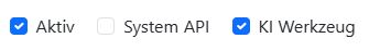 API Status-Flags