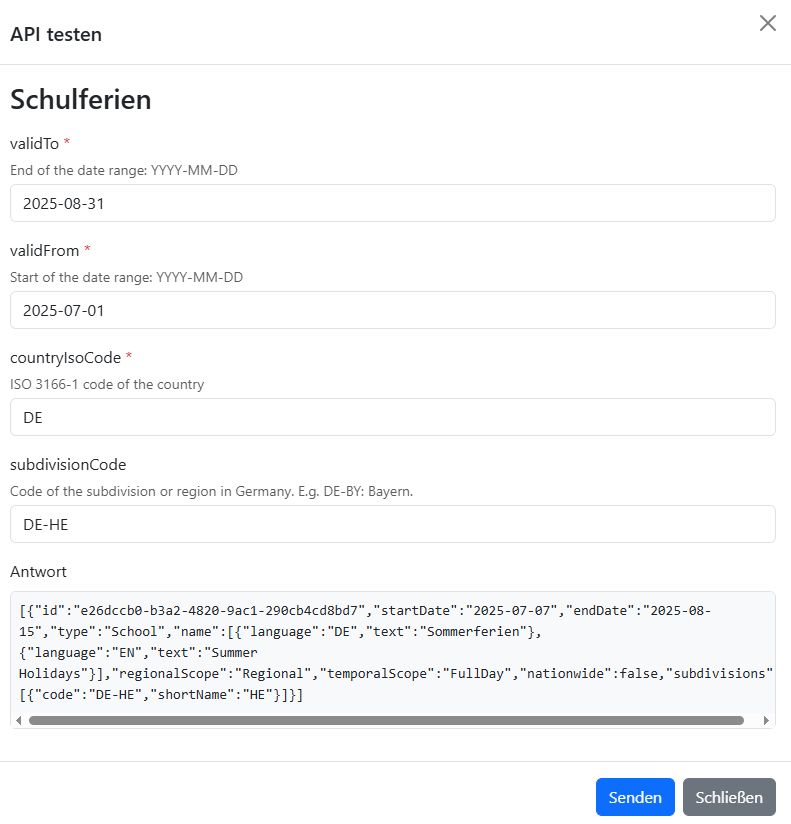 API testen