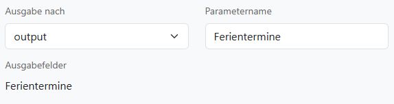 Ausgabe der API speichern