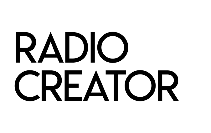 Bild-Prompt: Radio Creator Schriftmarke