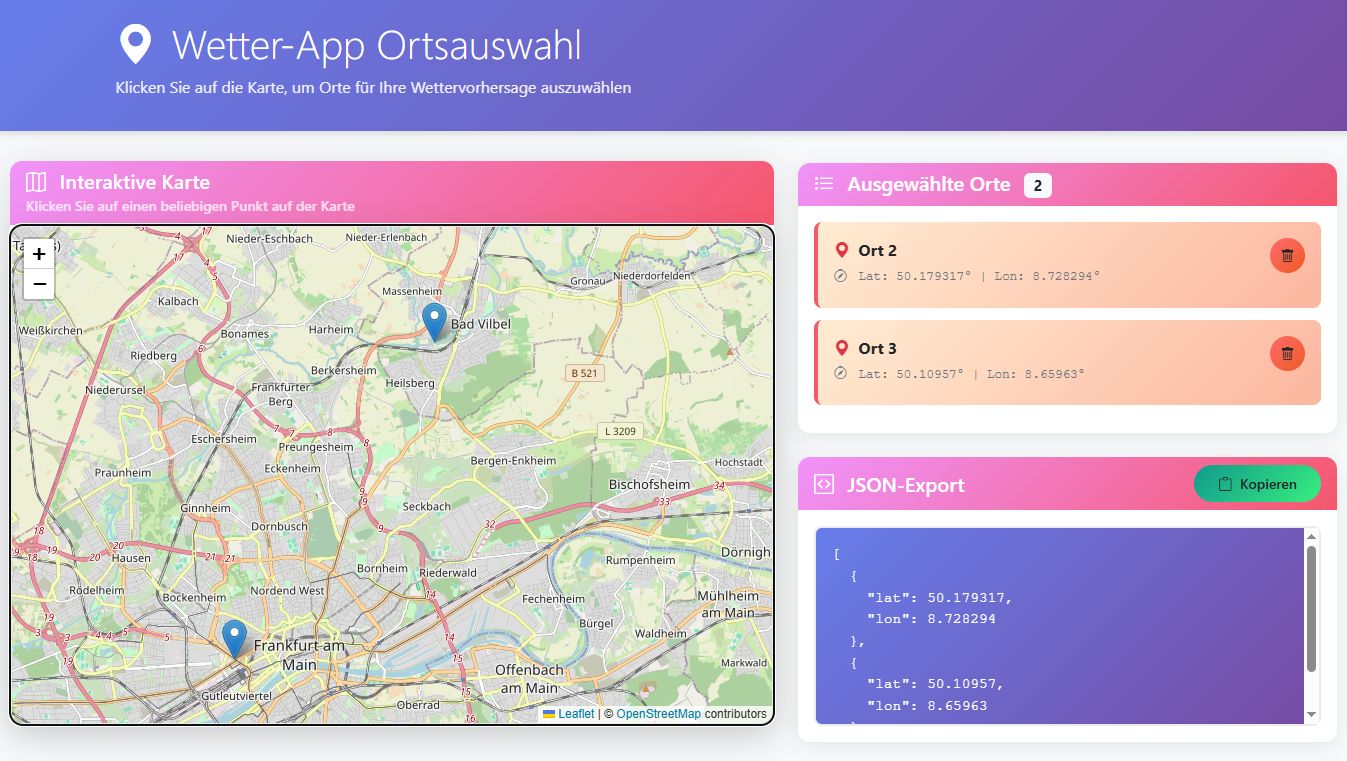 In fünf Minuten fertig: Webseite, die hilft Geodaten auszuwählen.
